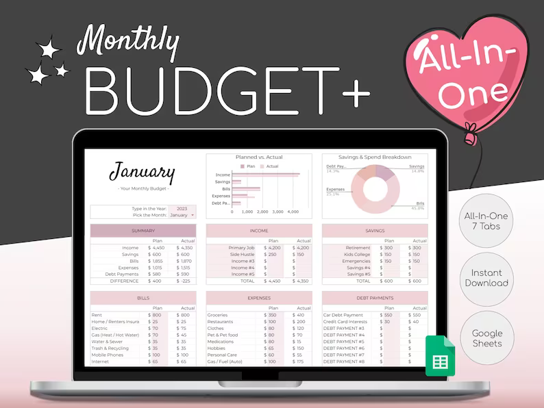 Monthly Budget Planner